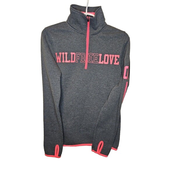 Special One International Sweatshirt Womens Size Small Gray 1/4 Zip Long Sleeve - Picture 5 of 7